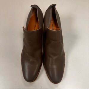 Lucky Brand | Victorey Dark Gray Leather Ankle Bootie Size 12